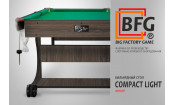 Бильярд BFG Compact Light 6 (Анкор) (Пул, анкор темный (ЛДСП), ЛДСП_16, Сукно Euro Pro 30 ш1.98м, Х/б сетка)